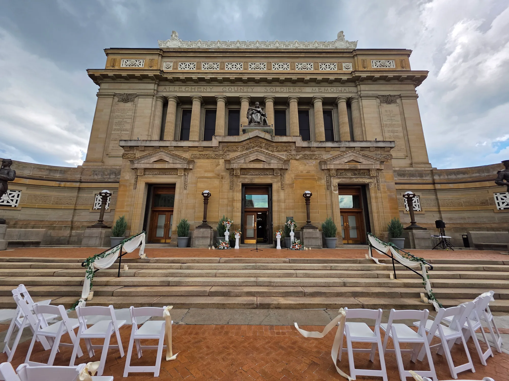 Brett & Micki wedding at Soldiers & Sailors Memorial Hall & Museum – photo 1